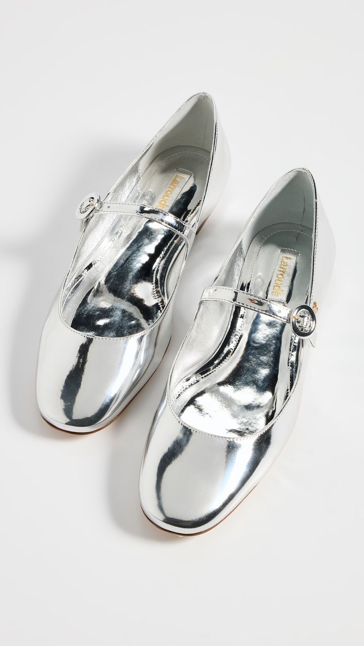 Larroude Blair Ballet Flats | Shopbop Formal Patent Leather Mary Janes With Buckle, Formal Patent Leather Mary Janes With Buckle Closure, Classic Patent Leather Mary Janes With Low Heel, Classic Round Toe Mary Janes For Party, Classic Mary Janes With Round Toe For Parties, Classic Closed Toe Mary Janes For Party, Party Patent Leather Closed Toe Mary Janes, Formal Patent Leather Mary Janes With Ankle Strap, Party Patent Leather Mary Janes Closed Toe