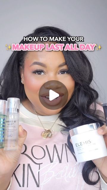 Raven | Daily Makeup Tips ✨ on Instagram: "How to: long-lasting makeup ❤️️ If you want your makeup to last all day, here are a few makeup/beauty tips to help you. The key is skincare! Your makeup will match the same energy as your skincare––invest. Products Mentioned 💕 @elemis - marine cream moisturizer 💕 @elfcosmetics - holy hydration face cream 💕 @drdennisgross - super strength exfoliating pads 💕 @milanicosmetics - make it last setting spray how to make your makeup last all day, how to make your makeup last all day for oily skin, how to make my makeup last all day, how to make my makeup last all day black girl, how to make makeup last 24 hours, 12 hour makeup routine drugstore, oily skin makeup routine drugstore #BeautyMavenRaven" Long Lasting Makeup Tips Oily Skin, How To Make Your Makeup Last All Day, How To Make Makeup Last All Day, Fast Makeup Routine, Make It Last Setting Spray, Makeup Last All Day, Oily Skin Makeup, Exfoliating Pads, Daily Makeup Routine