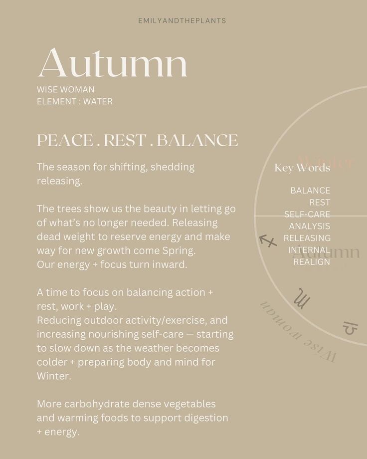 Autumn Wellness, Inner Seasons, Fall Season Meaning, Living Seasonally, Ayurvedic Practices, Autumn Goddess, Ritual Ideas, Pagan Inspiration, Yoga Workshop