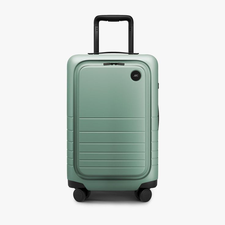 Carry-On Pro, cabin size suitcase. Unbreakable polycarbonate shell, an ultra-sturdy telescopic handle, whisper-quiet wheels, vegan leather details, and all-premium materials. Monos Luggage, Travel Fits, Leather Luggage Tags, Carry On Suitcase, Shoe Bags, Luggage Cover, Leather Luggage, Interior Fabric, Carry On Luggage