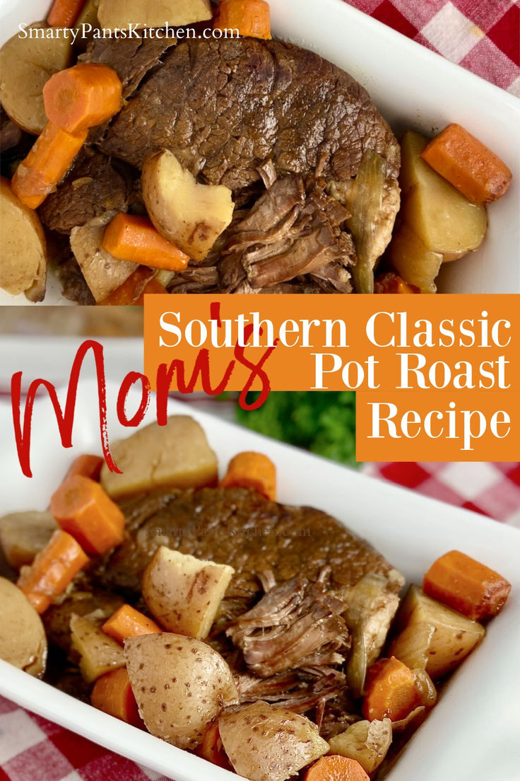 Pot roast and vegetables in white serving dish. Check Roast Recipes, Braised Chuck Roast, Healthy Pot Roast, Power Pressure Cooker Xl Recipes, Leftover Pot Roast, Pot Roast Crock Pot Recipes, Classic Pot Roast, Pot Roast Recipe, Cooking A Roast