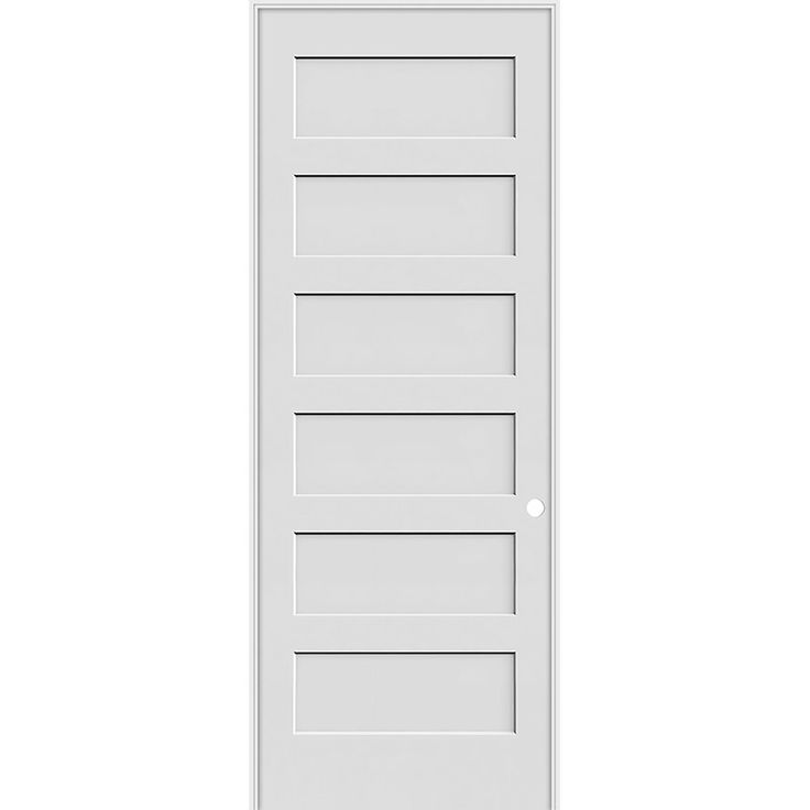 a white door on a white background