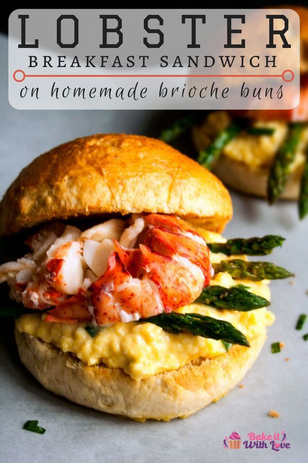 an egg and shrimp sandwich with asparagus on the side is featured in this post