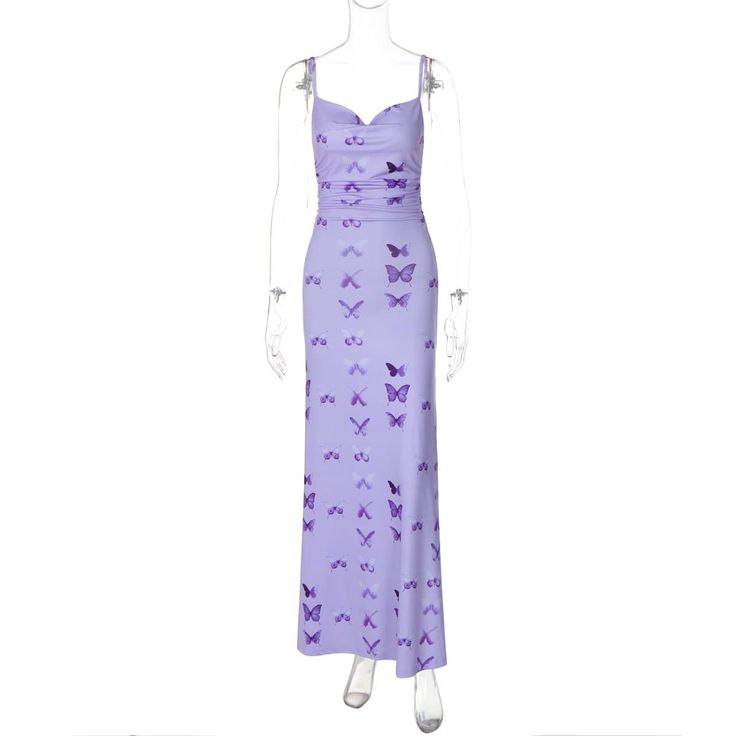 Please refer to our sizing chart for a guideline when choosing a size. 5 business days order processing time. 90% polyester 10% spandex Purple Ruched Maxi Dress, Trendy Fitted Floral Print Maxi Dress, Trendy Fitted Maxi Dress With Floral Print, Fitted Floral Print Trendy Maxi Dress, Fitted Ruched Maxi Dress With Spaghetti Straps, Purple Fitted Maxi Dress With Spaghetti Straps, Fitted Purple Maxi Dress With Spaghetti Straps, Summer Purple Ruched Maxi Dress, Trendy Fitted Spaghetti Strap Maxi Dress