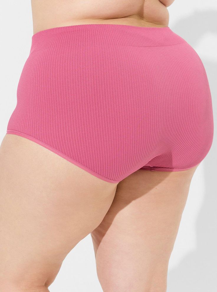 Matching Set Sku: 13886485 FIT High rise. Full coverage. MATERIALS + CARE Seamless ribbed knit fabric. . 95% nylon, 5% spandex. Machine wash cold. . Imported. DETAILS Ribbed detail. The best plus size women's seamless ribbed high-rise brief panty boyshort panties in red violet made of seamless. Torrid is your destination for cozy fall and winter clothes to keep you warm and comfortable. Stretch Solid Ribbed Bottoms, Sporty Ribbed Elastane Bottoms, Compressive Ribbed Bottoms For Yoga, High Waist Solid Ribbed Bottoms, Compressive Seamless Bottoms, Compressive Seamless Elastane Bottoms, Stretch Ribbed Bottoms, Solid Ribbed Yoga Bottoms, High Stretch Ribbed Workout Bottoms