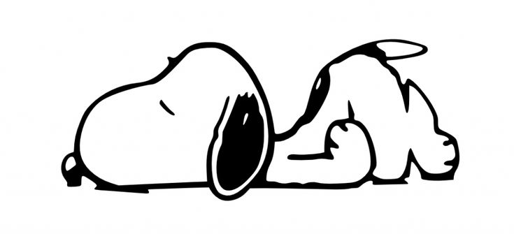 a black and white drawing of a dog laying down on the ground next to a blow dryer