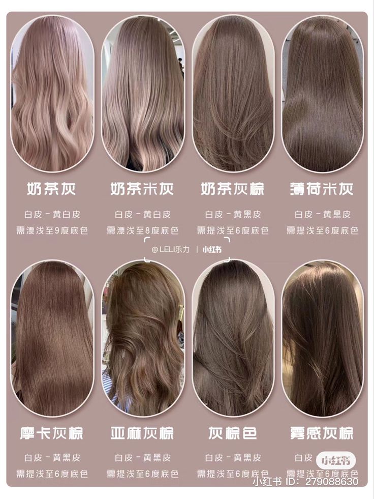 Where To Dye Your Hair, Milk Tea Ombre Hair, Neutral Hair Color Ideas, Neutral Hair Color, Milk Tea Hair Color, Hair Color Names, Hair Color Swatches, Types Of Hair Color, Hair Color Streaks