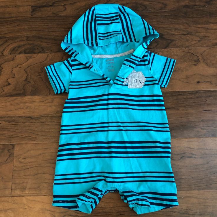 Carters Baby Boy Hooded Romper. Blue Stripe With Shark. Perfect For Beach Wear! Nwot. Pet Free Smoke Free Home. Casual Blue Onesie For Playwear, Blue Casual Onesie For Playwear, Casual Blue Onesie For Playtime, Light Blue Casual Onesie, Casual Light Blue Onesie For Playtime, Blue Cotton Hooded Onesie, Carters Puppy Pull String Blue, Carters Baby Clothes, Playful Blue Summer Onesie