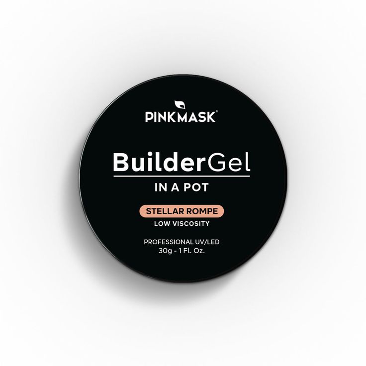 Builder Gel in a Pot - Stellar Rompe– Pink Mask Pink Mask, Damaged Nails, Builder Gel, Uv Led, Repair, Mask, Nails, Pink