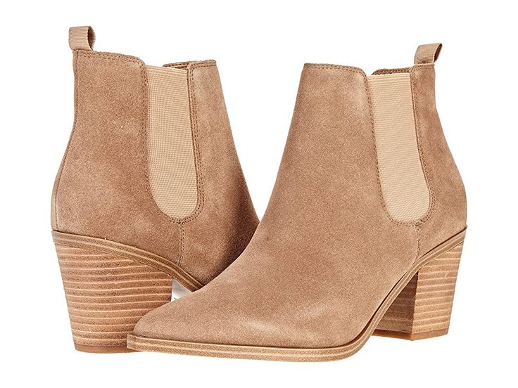 Nine West Wyllis - Women's Boots : Light Natural : Step into fashion with the Nine West Wyllis, a pointed-toe ankle boot constructed of genuine leather with a stacked heel. Pull-on bootie with rear pull loop and elastic gore panels for a secure, flexible fit. Leather and textile insole. Padded leather insole. Durable synthetic outsole. Imported. Measurements: Heel Height: 2 1 2 in Weight: 1 lb Product measurements were taken using size 9, width M. Please note that measurements may vary by size. Suede Boots With Stacked Heel For Spring, Spring Suede Boots With Stacked Heel, Workwear Chelsea Ankle Boots With Heel Pull Tab, Chelsea Ankle Boots With Heel Pull Tab For Work, Casual Boots With Sculpted Heel For Fall, Casual Fall Boots With Sculpted Heel, Fall Ankle-high Chelsea Boots With Reinforced Heel, Fall High Ankle Boots With Removable Insole, High Ankle Boots With Removable Insole For Fall