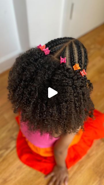 The Curly Hair Coach on Instagram: "2023 Hair Inspiration ✨ #kidshairstyles" Cute Styles For Little Black Girls Hair Curly, Black Girls Hairstyles For Kids Braids Cornrows Natural Hair Styles, Curly Hairstyles Kids Daughters, Natural Braid Styles For Little Black Girls Kids, Easy Black Kids Hairstyles, Curly Braids For Kids, Hair Styles For Toddler Girls Curly, Kids Quick Hairstyles Black, Toddler Girl Braided Hairstyles Black