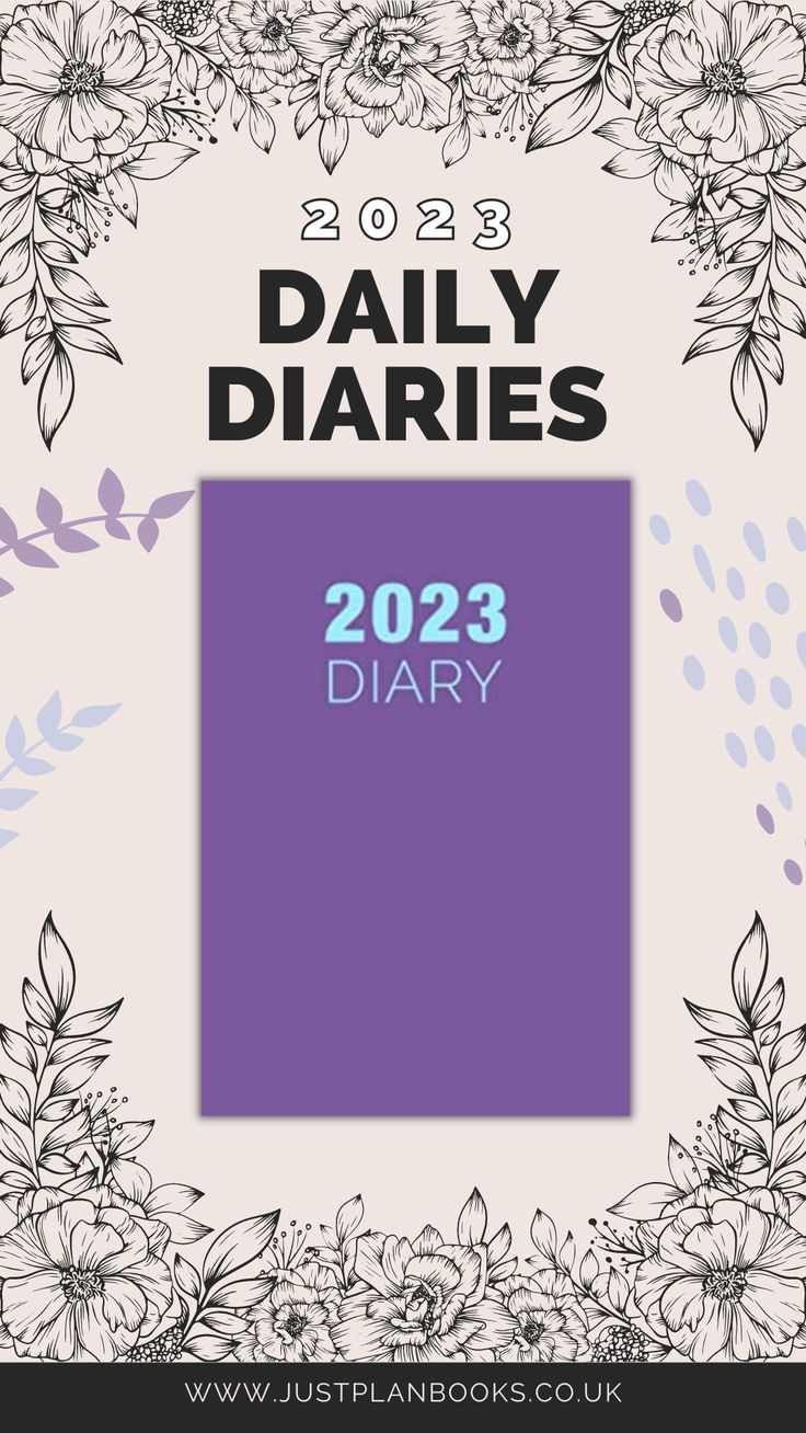 A daily diary can help you organize your thoughts and make the most of your time. #A5Diary #12monthdiary #2023diary #2023 Diary 2023, Dharia August Diaries, Dayol Diary, The Rural Diaries, Owl Diaries, The Absolutely True Diary Of A Part Time Indian, Daily Diary, Jungle Pattern, Plan Book