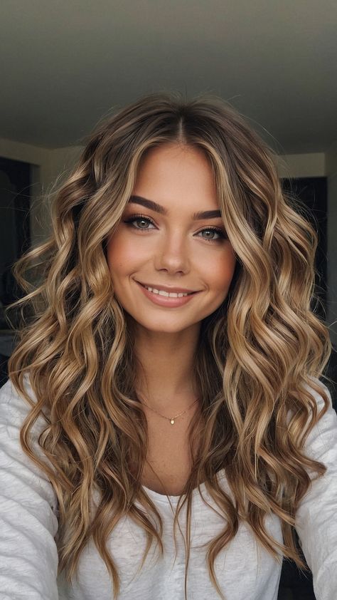 Curly Hair Color Ideas, Curly Hair Color, Natural Curly Hair Cuts, Highlights Curly Hair, Brown Curly Hair, Fall Hair Color Trends, Curly Hair Photos, Colored Curly Hair, Brunette Balayage Hair