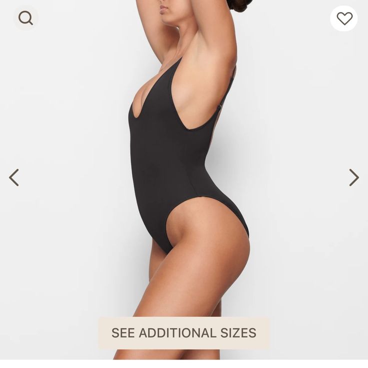 Gorgeous, Sexy And Perfect Skims Black One Piece Swimsuit. Brand New With Tags. Just Ordered It And Have The Original Bag, Tags And Panty Liner Attached. Black Seamless Bodysuit For Pool, Sleek Bodysuit For Pool With Lined Body, Backless Smoothing Bodysuit For Beach, Sleek Pool Bodysuit With Lined Body, Chic High Cut Seamless Swimwear, Sleek Bodysuit With Lined Body For Pool, Sleek Stretch Bodysuit For Beach, Sleek Stretch Bodysuit For The Beach, High Cut Shapewear Swimwear For Summer