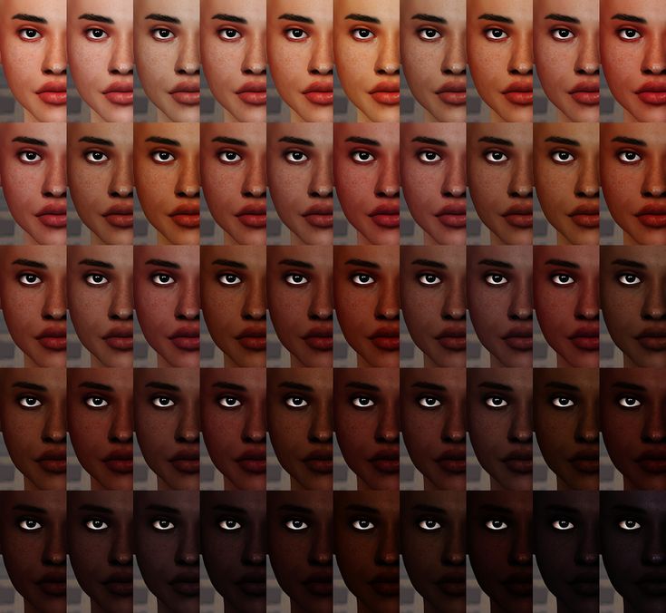 many different faces are shown in the same image, each with their own individual's eyes