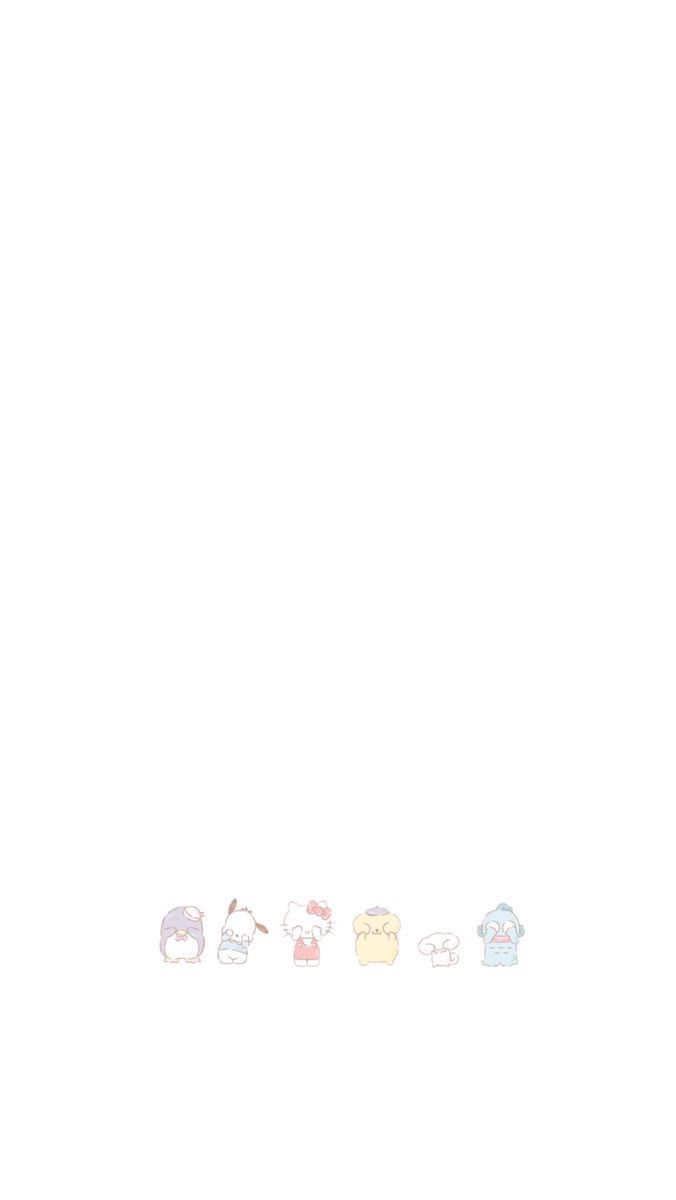 an image of some animals in the middle of a line on a white background with pastel colors