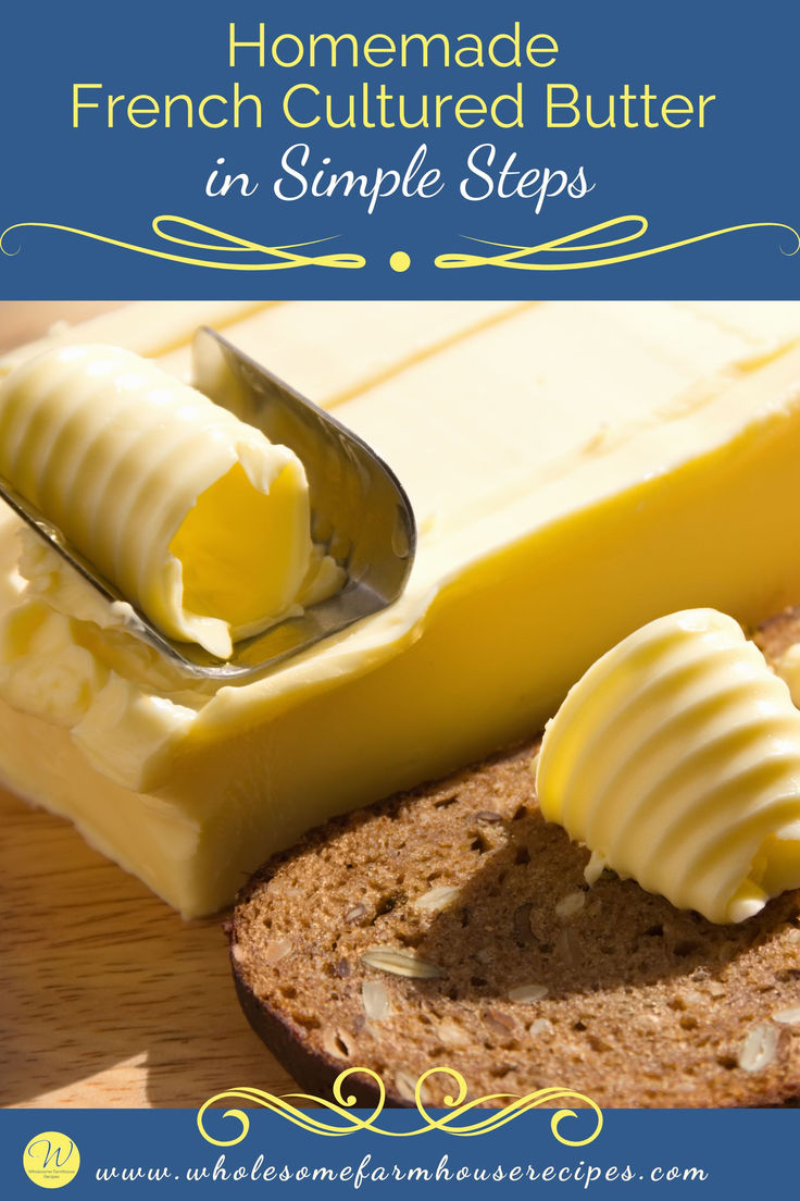 buttering dessert bread with homemade french butter French Butter Recipe, Cultured Butter Recipe, Butter At Home, Cultured Butter, French Butter, Healthy Recipes Easy, Modern Inspiration, Recipes Family, Homemade Butter