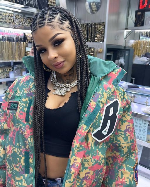 Chrisean Rock, Zig Zag Braid, Career Photos, Rock Hairstyles, Christian Rock, Cute Box Braids Hairstyles, Birthday Hair, Followers On Instagram, Pretty Braided Hairstyles