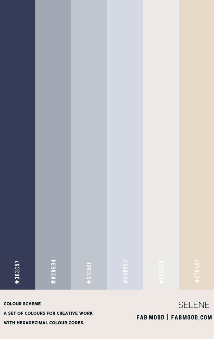 the color scheme for an interior paint scheme