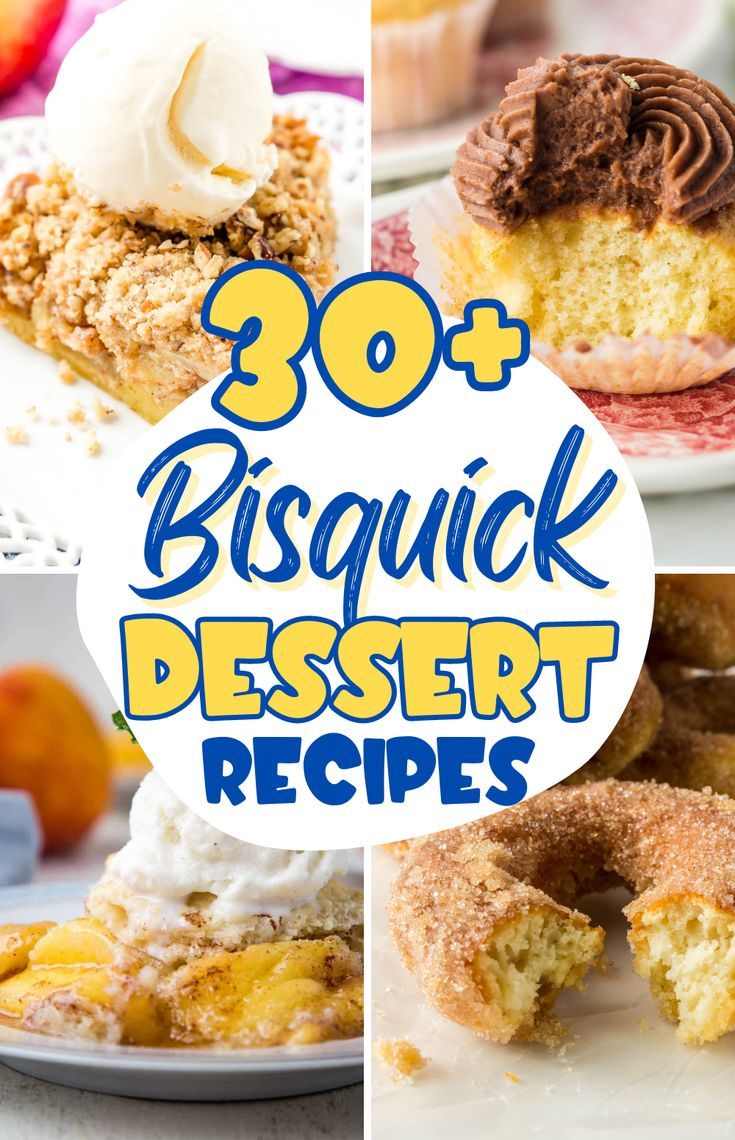 Bisquick Dessert Recipes Bisquick Desserts Easy, Bisquick Dessert Recipes, Recipes Using Bisquick, Bisquick Recipes Dinner, Bisquick Inspired Recipes, Bisquick Recipes Breakfast, Bisquick Mix Recipe, Jiffy Recipes, Baking Mix Recipes