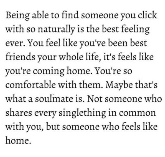 a quote that says being able to find someone you're