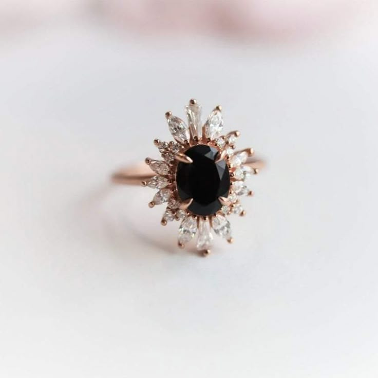 Black Wedding Ring, Black Onyx Engagement Ring, Onyx Engagement Ring, Black Engagement Ring, Future Engagement Rings, Black Diamond Ring, Black Onyx Stone, Dream Engagement Rings, Black Onyx Ring