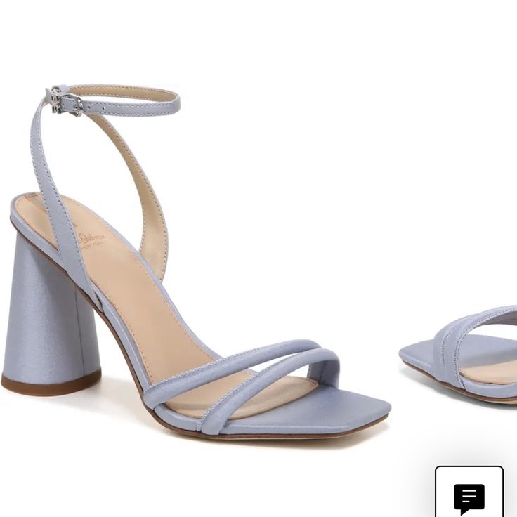 Oslo Blue Delicate Straps Frame This Alluring, Sky-High Sandal That's Party-Ready With A Flirty Buckle Closure At The Ankle. 4" Heel Open Toe Adjustable Ankle Strap With Buckle Closure Leather Or Synthetic Upper/Leather Lining/Synthetic Sole Blue Sandals With Heel Loop And Single Toe Strap, Ankle-high Sandals With Padded Heel For Summer, Light Blue Sandals With Heel And Ankle Strap, Ankle-high Formal Sandals For Spring, Elegant Ankle-high Sandals For Summer, Light Blue Heels For Spring Evening, Light Blue Heels For Evening Spring Events, Light Blue Sandals With Ankle Strap And Heel Strap, Light Blue Block Heel Sandals For Summer