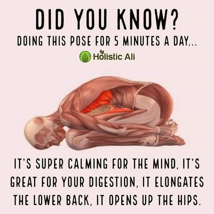 a poster with the words did you know? doing this pose for 5 minutes a day