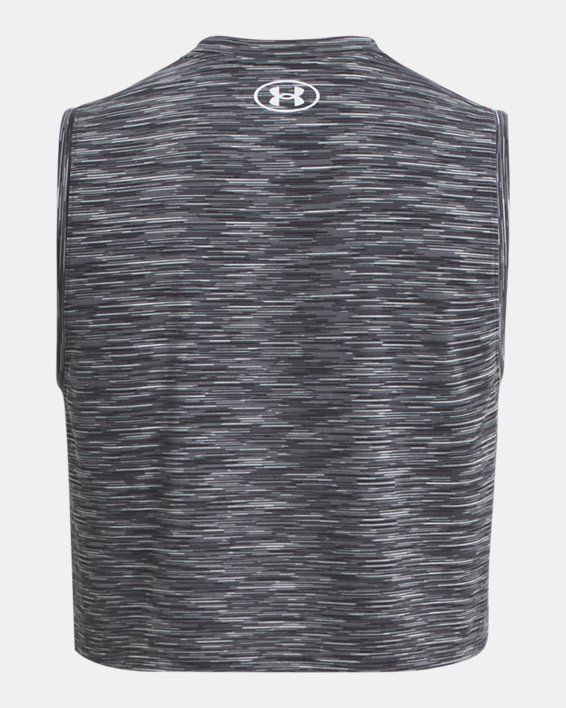 Buttery-soft, moisture wicking, odor controlling & cool knit fabric for cloud-like comfort|Material wicks sweat & dries really fast|Generous dropped armholes for full range of motion|Cropped body length Go-dry Sleeveless Top In Recycled Polyester, Sleeveless Go-dry Top In Recycled Polyester, Technical Sports Tops In Recycled Polyester, Sporty Sleeveless Top In Recycled Polyester, Recycled Polyester Sleeveless Training Top, Sleeveless Gym Tops In Recycled Polyester, Gray Technical Sweat-resistant Activewear, Breathable Recycled Polyester Sports Top, Functional Gray Moisture-wicking Tank Top