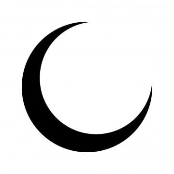 a black and white photo of a crescent moon logo on a white background with the word, ` person'written below it