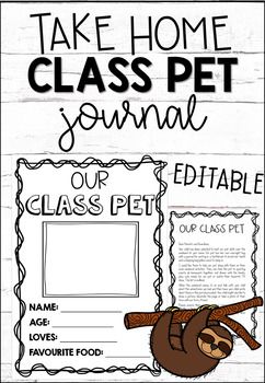 This EDITABLE journal is perfect for creating a positive classroom community in your room. How it works: Students take home a class pet with a journal over the weekend and write about their weekend adventures! They then bring the journal back on Monday and share with the class! This works so well for students to practise writing purposeful and engaging recounts!This pack is so easy to use and minimal prep!Includes: - Front cover- Information page- Frequently asked questionsAll editable! Class Pet Stuffed Animal, Class Pet Journal, Class Pet Ideas, Open House Gifts, Classroom Pets, Class Pet, Unique Gift Tags, Cactus Gifts, Journal Template