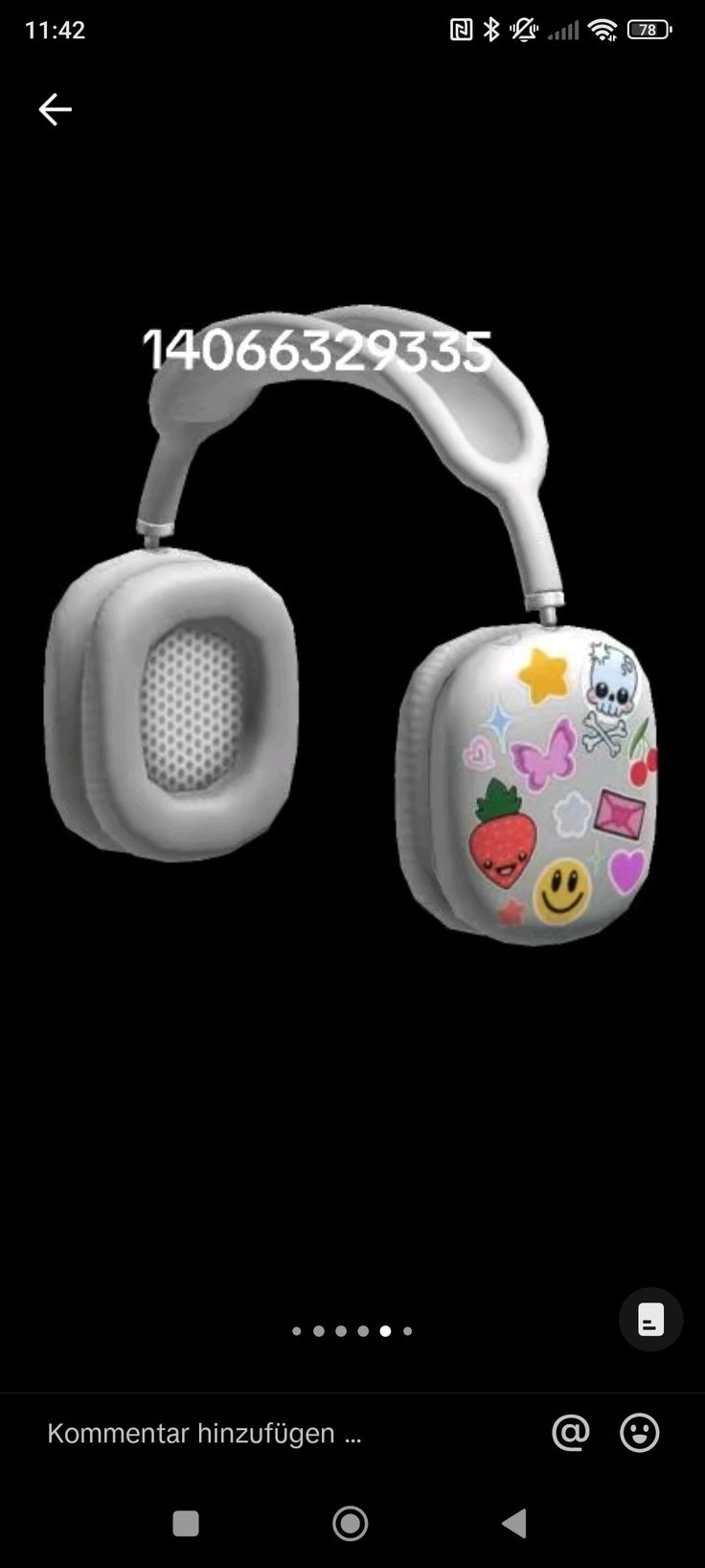 the headphones are designed to look like they have different designs on them