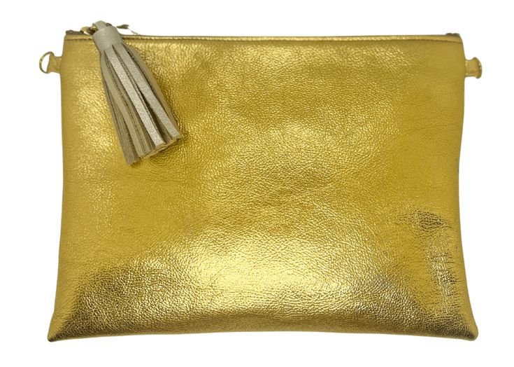 Beau & Ro Clutch + Crossbody Gold / One Size The Sconset Clutch + Crossbody | Gold Gold Soft Leather Party Bag, Gold Leather Clutch, Gold Soft Leather Party Bags, Gold Leather Clutch With Soft Leather, Gold Leather Clutch Bag, Luxury Soft Leather Gold Bag, Gold Soft Leather Evening Bag, Gold Soft Leather Shoulder Bag For Party, Modern Gold Soft Leather Shoulder Bag