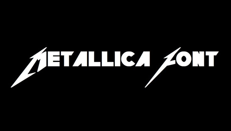 Metallica Font Metallica Font, Lars Ulrich, Web Fonts, James Hetfield, Heavy Metal Bands, Font Free, Metal Band, Free Fonts Download, Web Font