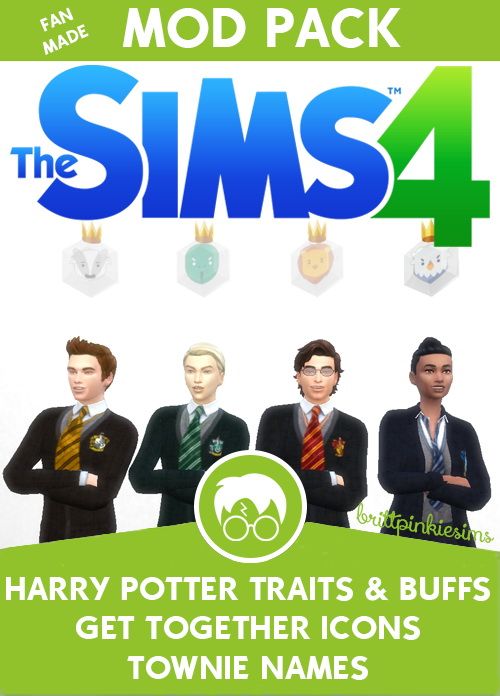 the sims 4 game cover with four men in suits