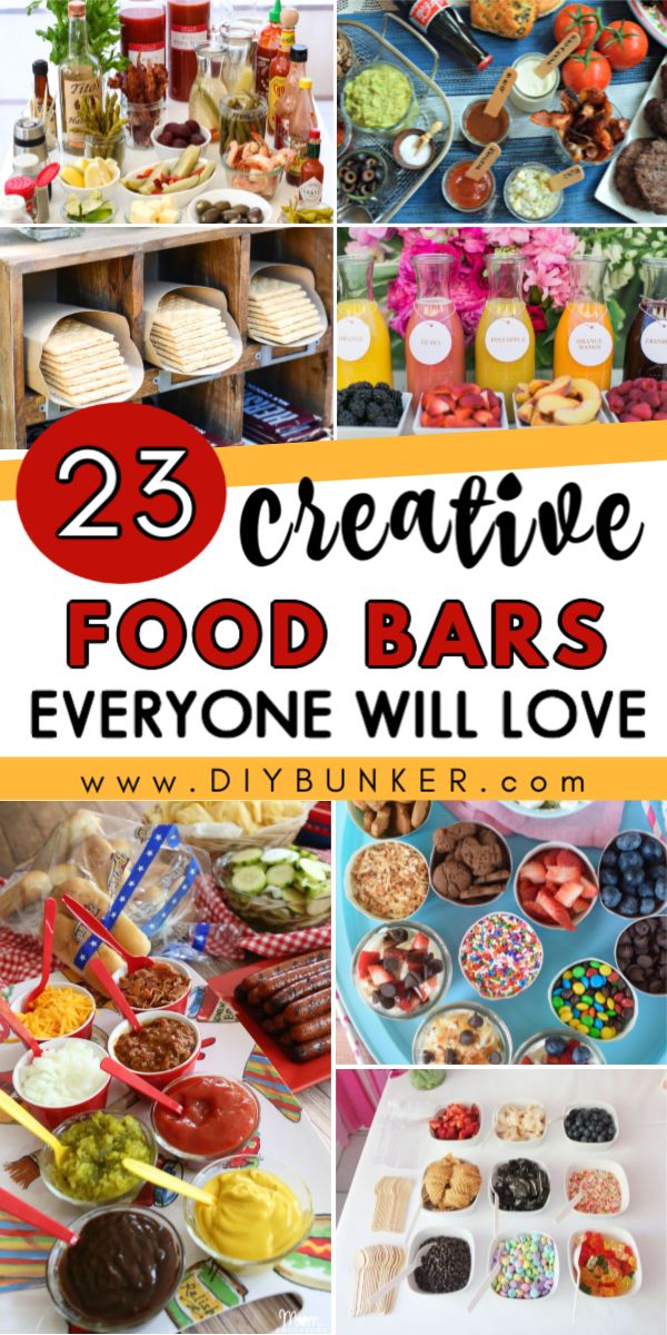 the 25 creative food bars everyone will love