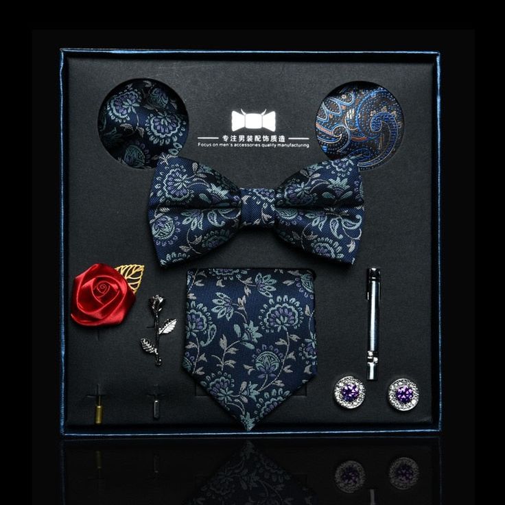 Are you looking for the perfect birthday, Valentine's or Father's Day gift for the special man in your life? Well look no further. We have the perfect gift for the classy, sophisticated and stylish gentlemen in your life. You can't go wrong with this 8 piece gift set. Included: necktie, bowtie, two handkerchiefs, two brooches, and cufflinks. He will love it. Specifications Gender: MENStyle: FashionMaterial: polyesterTies Type: Neck Tie SetSize: One SizePattern Type: Varies Elegant Suit And Tie Accessories With Gift Box, Party Suit And Tie Accessories For Father's Day, Elegant Sets With Ties As Gift, Elegant Suit And Tie Accessories Gift Box, The Perfect Birthday, Tie Gifts, Perfect Birthday, Necktie, Fathers Day Gifts