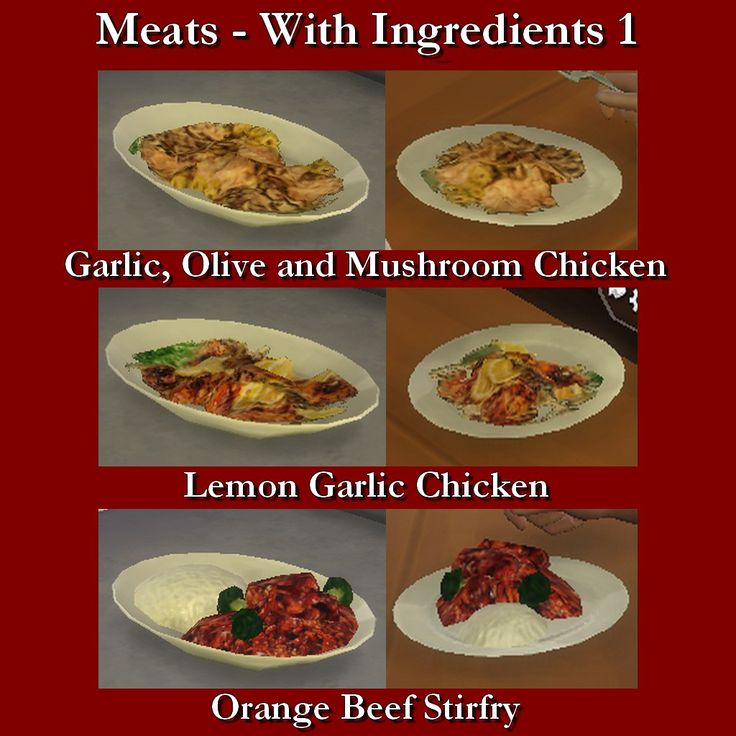 the instructions for how to make meats with ingredients 1 garlic, olive and mushroom chicken