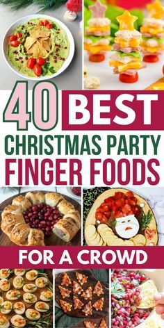 40 best christmas party finger foods for a crowd