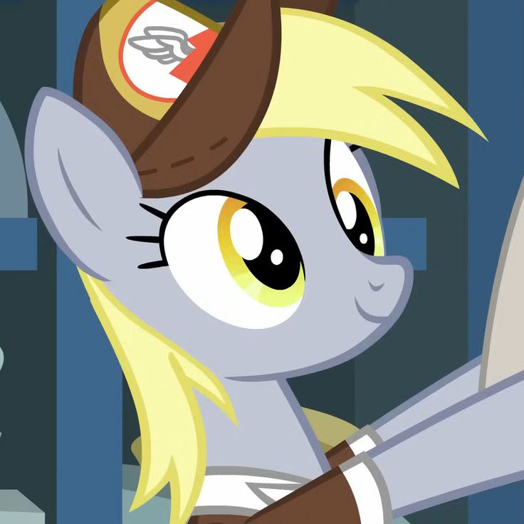 the pony is wearing a baseball cap and holding a bat