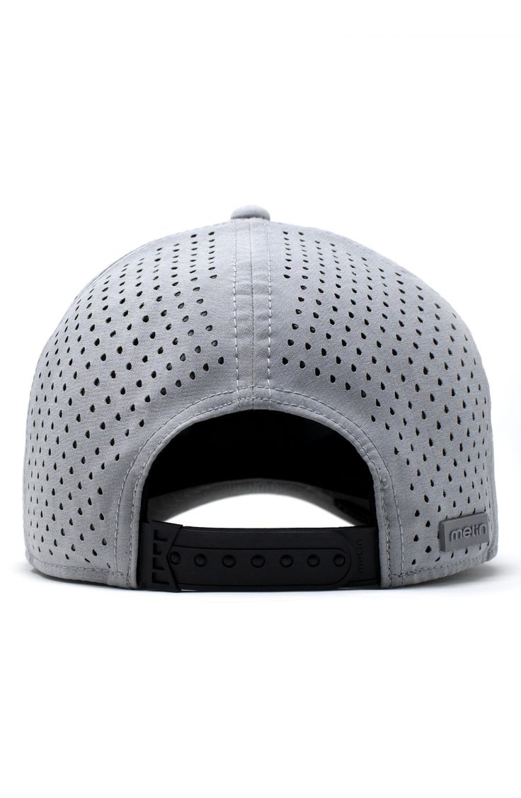 A smart moisture-wicking lining ensures superior comfort in a breathable perforated hat with a glare-reducing visor lining for superior clarity. 2 1/2" brim width Adjustable snapback strap 59% nylon, 34% micropolyester, 7% elastane or polyester/spandex Spot clean Imported Breathable Six-panel Snapback Hat For Outdoor, Breathable Adjustable Six-panel Snapback Hat, Adjustable Breathable Six-panel Snapback Hat, Mesh Snapback Baseball Cap For Baseball Season, Casual Mesh Snapback Hat For Baseball Season, Breathable Mesh Snapback Baseball Cap, Functional Snapback Hat With Breathable Mesh, Breathable Mesh Snapback Hat, Breathable Six-panel Snapback Hat