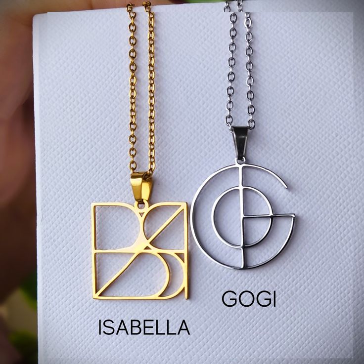 ❗IMPORTANT! PLEASE READ❗ Minimal Abstract Custom Name Logo Design Necklace. Personalized Gifts for Christmas, Birthdays, Anniversary, Valentine's Day, Graduation, Wedding or just for your BFF! Looking for the perfect personalized gift? This Minimal Abstract Custom Name Logo Design Necklace is an ideal present. It's also perfect for couple's monograms. ✅ Product Details: Letter breakdown is NOT INCLUDED with the pendant (people love finding the letters themselves once they know the concept!) Mate Name Logo Design, Couples Monogram, Monogram Bracelet, Monogram Pendant, Personalized Logo, Personalized Pendant, Custom Pendants, Mothersday Gifts, Name Logo