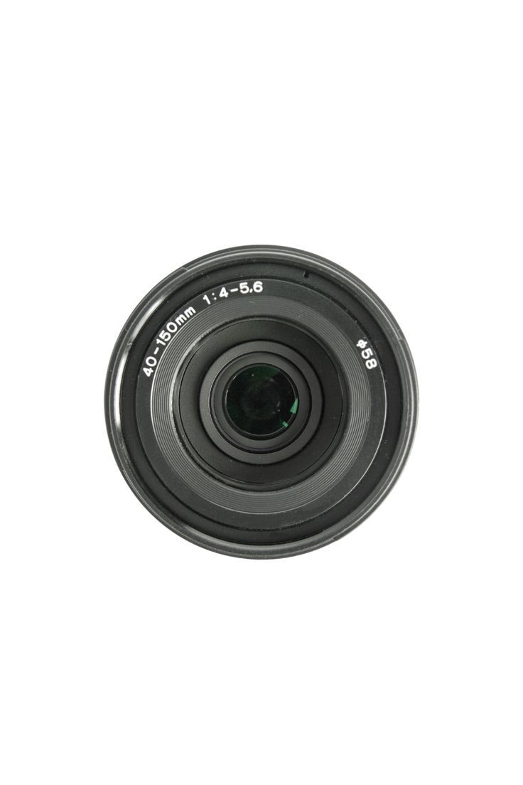 a camera lens is shown against a white background