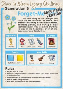 an advertisement for a game called forget - m base game version, with instructions on how to use it