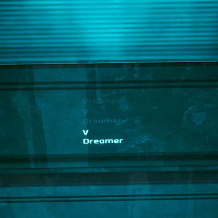 a sign on the side of a building that says,'dreamer v '