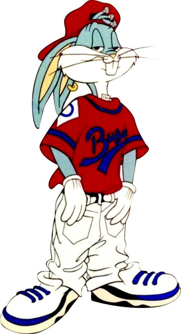 a drawing of a baseball player rabbit