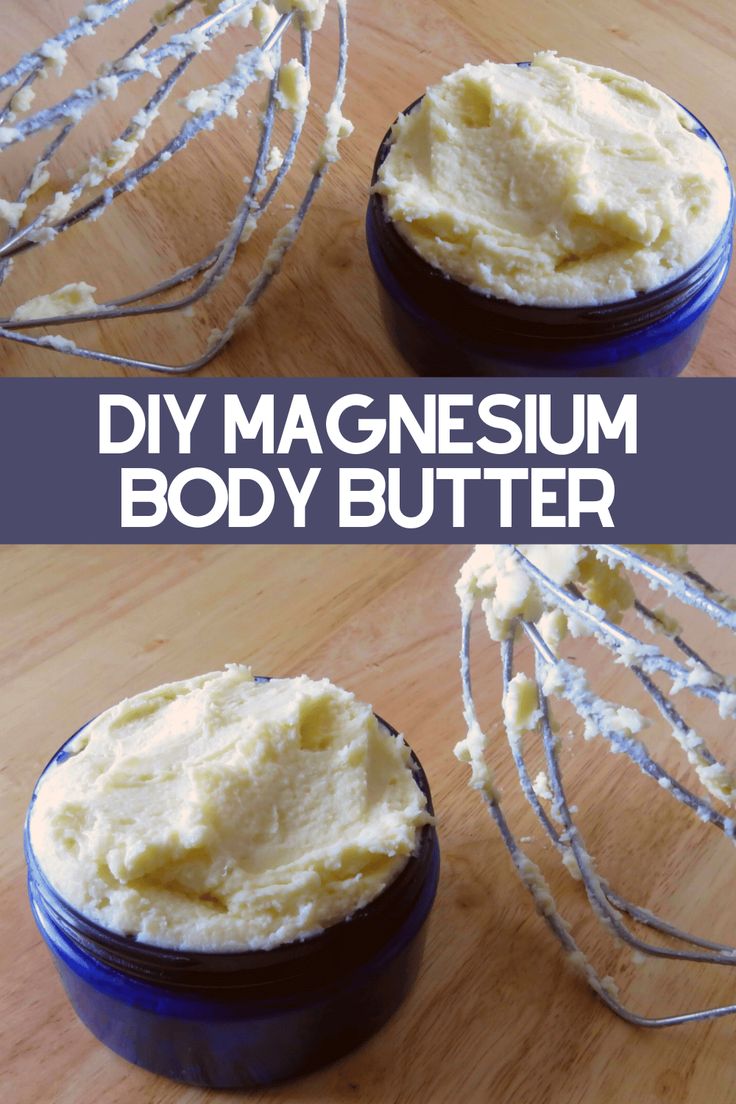 This calming magnesium body butter combines the healing benefits of coconut oil, organic cocoa butter and essential oils with magnesium oil. Whipped Magnesium Body Butter, Magnesium Butter Recipe, Castor Oil Body Butter, Magnesium Body Butter Recipe, Magnesium Butter, Magnesium Body Butter, Diy Body Butter Recipes, Coffee Scrub Recipe, Diy Lotions