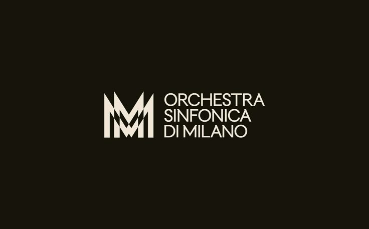 the logo for orchestra sinfonica di dimliano, which has been designed by