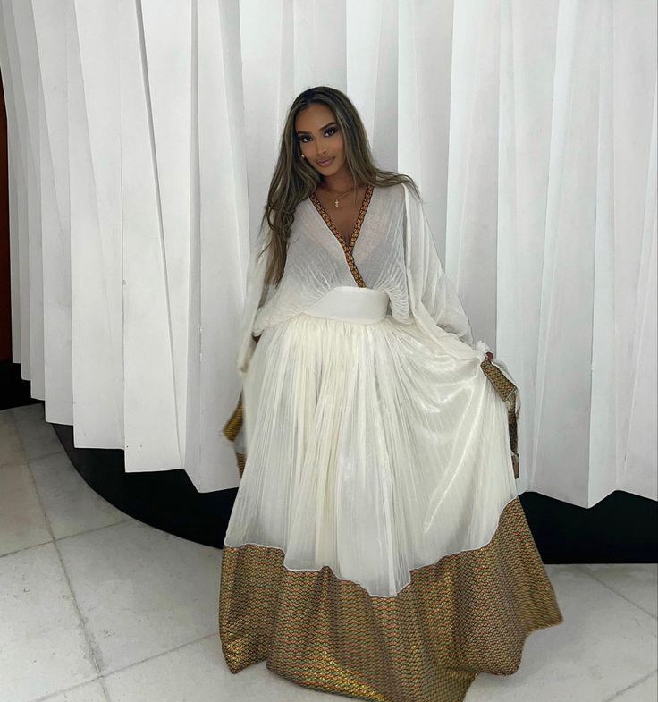 Habesha \ habesha dress , ethiopian girl , ethiopian girls , black african habesha women girl #aesthetic #culturalwear #white #yellow Simple Habesha Kemis, Zuria Habesha Dress, Ethiopian Quotes, Habesha Women, Habesha Clothes, Ethiopian Dresses, Ethiopian People, Ethiopian Culture, Eritrean Dress