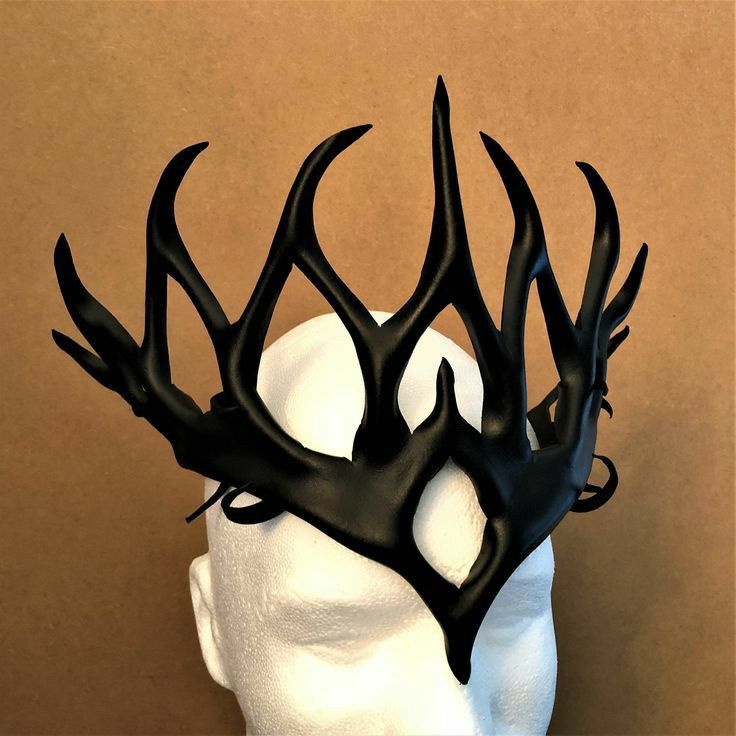 Amazon Warrior Costume, Fantasy Crown, Evil Fairy, Elf King, Leather Crown, Warrior Costume, Night Elf, Gold Headpiece, King Crown